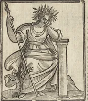 An illustration from Iconologia di Cesare Ripa perugino, caualier de' santi Mauritio & Lazaro. Divisa in tre libri, ne i quali si esprimono varie imagini di virtù, vitij, passioni humane, affetti, atti, discipline, humori, elementi, corpi celesti, prouincie d'Italia, fiumi, & altre materie infinite vtili ad ogni stato di persone. Ampliata dal sig. cav. Gio. Zaratino Castellini romano in questa vltima editione di imagini & discorsi, con indici copiosi, & ricorretta (1669)