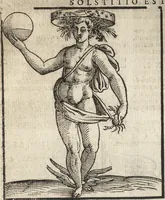 An illustration from Iconologia di Cesare Ripa perugino, caualier de' santi Mauritio & Lazaro. Divisa in tre libri, ne i quali si esprimono varie imagini di virtù, vitij, passioni humane, affetti, atti, discipline, humori, elementi, corpi celesti, prouincie d'Italia, fiumi, & altre materie infinite vtili ad ogni stato di persone. Ampliata dal sig. cav. Gio. Zaratino Castellini romano in questa vltima editione di imagini & discorsi, con indici copiosi, & ricorretta (1669)