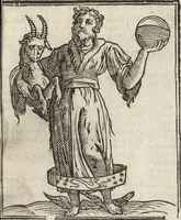 An illustration from Iconologia di Cesare Ripa perugino, caualier de' santi Mauritio & Lazaro. Divisa in tre libri, ne i quali si esprimono varie imagini di virtù, vitij, passioni humane, affetti, atti, discipline, humori, elementi, corpi celesti, prouincie d'Italia, fiumi, & altre materie infinite vtili ad ogni stato di persone. Ampliata dal sig. cav. Gio. Zaratino Castellini romano in questa vltima editione di imagini & discorsi, con indici copiosi, & ricorretta (1669)