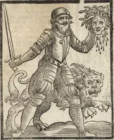 An illustration from Iconologia di Cesare Ripa perugino, caualier de' santi Mauritio & Lazaro. Divisa in tre libri, ne i quali si esprimono varie imagini di virtù, vitij, passioni humane, affetti, atti, discipline, humori, elementi, corpi celesti, prouincie d'Italia, fiumi, & altre materie infinite vtili ad ogni stato di persone. Ampliata dal sig. cav. Gio. Zaratino Castellini romano in questa vltima editione di imagini & discorsi, con indici copiosi, & ricorretta (1669)