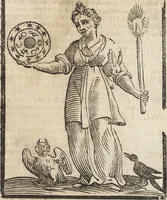 An illustration from Iconologia di Cesare Ripa perugino, caualier de' santi Mauritio & Lazaro. Divisa in tre libri, ne i quali si esprimono varie imagini di virtù, vitij, passioni humane, affetti, atti, discipline, humori, elementi, corpi celesti, prouincie d'Italia, fiumi, & altre materie infinite vtili ad ogni stato di persone. Ampliata dal sig. cav. Gio. Zaratino Castellini romano in questa vltima editione di imagini & discorsi, con indici copiosi, & ricorretta (1669)