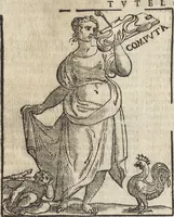 An illustration from Iconologia di Cesare Ripa perugino, caualier de' santi Mauritio & Lazaro. Divisa in tre libri, ne i quali si esprimono varie imagini di virtù, vitij, passioni humane, affetti, atti, discipline, humori, elementi, corpi celesti, prouincie d'Italia, fiumi, & altre materie infinite vtili ad ogni stato di persone. Ampliata dal sig. cav. Gio. Zaratino Castellini romano in questa vltima editione di imagini & discorsi, con indici copiosi, & ricorretta (1669)