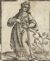 An illustration from Iconologia di Cesare Ripa perugino, caualier de' santi Mauritio & Lazaro. Divisa in tre libri, ne i quali si esprimono varie imagini di virtù, vitij, passioni humane, affetti, atti, discipline, humori, elementi, corpi celesti, prouincie d'Italia, fiumi, & altre materie infinite vtili ad ogni stato di persone. Ampliata dal sig. cav. Gio. Zaratino Castellini romano in questa vltima editione di imagini & discorsi, con indici copiosi, & ricorretta (1669)