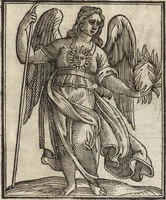 An illustration from Iconologia di Cesare Ripa perugino, caualier de' santi Mauritio & Lazaro. Divisa in tre libri, ne i quali si esprimono varie imagini di virtù, vitij, passioni humane, affetti, atti, discipline, humori, elementi, corpi celesti, prouincie d'Italia, fiumi, & altre materie infinite vtili ad ogni stato di persone. Ampliata dal sig. cav. Gio. Zaratino Castellini romano in questa vltima editione di imagini & discorsi, con indici copiosi, & ricorretta (1669)