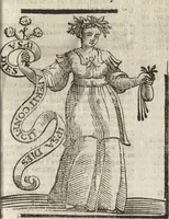 An illustration from Iconologia di Cesare Ripa perugino, caualier de' santi Mauritio & Lazaro. Divisa in tre libri, ne i quali si esprimono varie imagini di virtù, vitij, passioni humane, affetti, atti, discipline, humori, elementi, corpi celesti, prouincie d'Italia, fiumi, & altre materie infinite vtili ad ogni stato di persone. Ampliata dal sig. cav. Gio. Zaratino Castellini romano in questa vltima editione di imagini & discorsi, con indici copiosi, & ricorretta (1669)