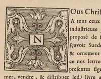 Picture 2 of 54 from Le jardin de plaisir : contenant plusieurs desseins de jardinage tant parterres en broderie, compartiments de gazon, que bosquets & autres : avec vn abbregé de l'agriculture, touchant ce qui peut estre le plus vtile & necessaire a la construction & accompagnement dudict jardin de plaisir : composé & divisé en onze chapitres (1651), leaf 13