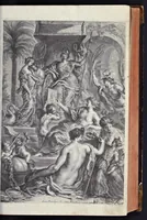 An illustration from L'Academia todesca della architectura, scultura & pittura, oder, Teutsche Academie der Edlen Bau- Bild- und Mahlerey-Künste : darinn enthalten ein gründlicher Unterricht von dieser dreyer Künste Eigenschaft, Lehr-Sätzen und Geheimnissen, von den Bau-Steinen und fünferley Bau-Arten, von den Statuen und ihrer Zugehör, von der Erfind- und Zeichnung ... neben aller Egyptischen, Griechischen, Römischen, Italiänischen, Hoch- und Nieder-Teutschen, auch anderer alten und neuen Virtuosen, Leben und fürnehmsten Kunst-Werken beschrieben : auch mit 38 Platten von der Architectur, 68 Alt-Römischen Statuen, ganz und halben Bildern, 74 Medaglionen, 180 Contrafäten durch die Hand der bästen heutigen Künstlere in Kupfer gezieret (1675)