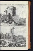 An illustration from L'Academia todesca della architectura, scultura & pittura, oder, Teutsche Academie der Edlen Bau- Bild- und Mahlerey-Künste : darinn enthalten ein gründlicher Unterricht von dieser dreyer Künste Eigenschaft, Lehr-Sätzen und Geheimnissen, von den Bau-Steinen und fünferley Bau-Arten, von den Statuen und ihrer Zugehör, von der Erfind- und Zeichnung ... neben aller Egyptischen, Griechischen, Römischen, Italiänischen, Hoch- und Nieder-Teutschen, auch anderer alten und neuen Virtuosen, Leben und fürnehmsten Kunst-Werken beschrieben : auch mit 38 Platten von der Architectur, 68 Alt-Römischen Statuen, ganz und halben Bildern, 74 Medaglionen, 180 Contrafäten durch die Hand der bästen heutigen Künstlere in Kupfer gezieret (1675)
