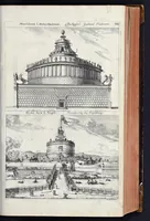 An illustration from L'Academia todesca della architectura, scultura & pittura, oder, Teutsche Academie der Edlen Bau- Bild- und Mahlerey-Künste : darinn enthalten ein gründlicher Unterricht von dieser dreyer Künste Eigenschaft, Lehr-Sätzen und Geheimnissen, von den Bau-Steinen und fünferley Bau-Arten, von den Statuen und ihrer Zugehör, von der Erfind- und Zeichnung ... neben aller Egyptischen, Griechischen, Römischen, Italiänischen, Hoch- und Nieder-Teutschen, auch anderer alten und neuen Virtuosen, Leben und fürnehmsten Kunst-Werken beschrieben : auch mit 38 Platten von der Architectur, 68 Alt-Römischen Statuen, ganz und halben Bildern, 74 Medaglionen, 180 Contrafäten durch die Hand der bästen heutigen Künstlere in Kupfer gezieret (1675)
