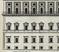 Picture 10 of 33 from L'Academia todesca della architectura, scultura & pittura, oder, Teutsche Academie der Edlen Bau- Bild- und Mahlerey-Künste : darinn enthalten ein gründlicher Unterricht von dieser dreyer Künste Eigenschaft, Lehr-Sätzen und Geheimnissen, von den Bau-Steinen und fünferley Bau-Arten, von den Statuen und ihrer Zugehör, von der Erfind- und Zeichnung ... neben aller Egyptischen, Griechischen, Römischen, Italiänischen, Hoch- und Nieder-Teutschen, auch anderer alten und neuen Virtuosen, Leben und fürnehmsten Kunst-Werken beschrieben : auch mit 38 Platten von der Architectur, 68 Alt-Römischen Statuen, ganz und halben Bildern, 74 Medaglionen, 180 Contrafäten durch die Hand der bästen heutigen Künstlere in Kupfer gezieret (1675), leaf 99