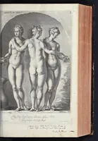 Picture 12 of 37 from L'Academia todesca della architectura, scultura & pittura, oder, Teutsche Academie der Edlen Bau- Bild- und Mahlerey-Künste : darinn enthalten ein gründlicher Unterricht von dieser dreyer Künste Eigenschaft, Lehr-Sätzen und Geheimnissen, von den Bau-Steinen und fünferley Bau-Arten, von den Statuen und ihrer Zugehör, von der Erfind- und Zeichnung ... neben aller Egyptischen, Griechischen, Römischen, Italiänischen, Hoch- und Nieder-Teutschen, auch anderer alten und neuen Virtuosen, Leben und fürnehmsten Kunst-Werken beschrieben : auch mit 38 Platten von der Architectur, 68 Alt-Römischen Statuen, ganz und halben Bildern, 74 Medaglionen, 180 Contrafäten durch die Hand der bästen heutigen Künstlere in Kupfer gezieret (1675), leaf 150