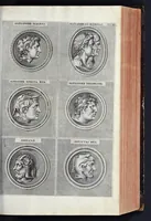 Picture 17 of 37 from L'Academia todesca della architectura, scultura & pittura, oder, Teutsche Academie der Edlen Bau- Bild- und Mahlerey-Künste : darinn enthalten ein gründlicher Unterricht von dieser dreyer Künste Eigenschaft, Lehr-Sätzen und Geheimnissen, von den Bau-Steinen und fünferley Bau-Arten, von den Statuen und ihrer Zugehör, von der Erfind- und Zeichnung ... neben aller Egyptischen, Griechischen, Römischen, Italiänischen, Hoch- und Nieder-Teutschen, auch anderer alten und neuen Virtuosen, Leben und fürnehmsten Kunst-Werken beschrieben : auch mit 38 Platten von der Architectur, 68 Alt-Römischen Statuen, ganz und halben Bildern, 74 Medaglionen, 180 Contrafäten durch die Hand der bästen heutigen Künstlere in Kupfer gezieret (1675), leaf 174