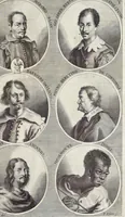 Picture 31 of 37 from L'Academia todesca della architectura, scultura & pittura, oder, Teutsche Academie der Edlen Bau- Bild- und Mahlerey-Künste : darinn enthalten ein gründlicher Unterricht von dieser dreyer Künste Eigenschaft, Lehr-Sätzen und Geheimnissen, von den Bau-Steinen und fünferley Bau-Arten, von den Statuen und ihrer Zugehör, von der Erfind- und Zeichnung ... neben aller Egyptischen, Griechischen, Römischen, Italiänischen, Hoch- und Nieder-Teutschen, auch anderer alten und neuen Virtuosen, Leben und fürnehmsten Kunst-Werken beschrieben : auch mit 38 Platten von der Architectur, 68 Alt-Römischen Statuen, ganz und halben Bildern, 74 Medaglionen, 180 Contrafäten durch die Hand der bästen heutigen Künstlere in Kupfer gezieret (1675), leaf 528