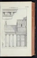 Picture 8 of 37 from L'Academia todesca della architectura, scultura & pittura, oder, Teutsche Academie der Edlen Bau- Bild- und Mahlerey-Künste : darinn enthalten ein gründlicher Unterricht von dieser dreyer Künste Eigenschaft, Lehr-Sätzen und Geheimnissen, von den Bau-Steinen und fünferley Bau-Arten, von den Statuen und ihrer Zugehör, von der Erfind- und Zeichnung ... neben aller Egyptischen, Griechischen, Römischen, Italiänischen, Hoch- und Nieder-Teutschen, auch anderer alten und neuen Virtuosen, Leben und fürnehmsten Kunst-Werken beschrieben : auch mit 38 Platten von der Architectur, 68 Alt-Römischen Statuen, ganz und halben Bildern, 74 Medaglionen, 180 Contrafäten durch die Hand der bästen heutigen Künstlere in Kupfer gezieret (1675), leaf 80