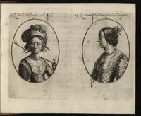 Picture 6 of 17 from Le miroir des plus belles courtisannes de ce temps = Spiegel der alder-schoonste cortisanen deses tijts = Spiegel der allerschönsten Cortisannen diser Zeyt (1631), leaf 28