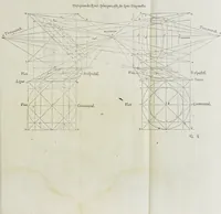 An illustration from Livre de perspectiue de Iehan Cousin, senonois, maistre painctre à Paris (1560)