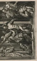 An illustration from Davidis Teniers Antuerpiensis, pictoris, et a cubiculis ser.mis principibus Leopoldo Guil. archiduci et Ioanni Austriaco, Theatrum pictorium : in quo exhibentur ipsius manu delineatae, eiusque curâ in aes incisae picturae archetipae italicae, quas ipse ser.mus archidux in pinacothecam suam Bruxellis collegit (1660)