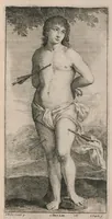 Picture 17 of 28 from Davidis Teniers Antuerpiensis, pictoris, et a cubiculis ser.mis principibus Leopoldo Guil. archiduci et Ioanni Austriaco, Theatrum pictorium : in quo exhibentur ipsius manu delineatae, eiusque curâ in aes incisae picturae archetipae italicae, quas ipse ser.mus archidux in pinacothecam suam Bruxellis collegit (1660), leaf 334