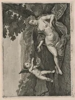 Picture 22 of 28 from Davidis Teniers Antuerpiensis, pictoris, et a cubiculis ser.mis principibus Leopoldo Guil. archiduci et Ioanni Austriaco, Theatrum pictorium : in quo exhibentur ipsius manu delineatae, eiusque curâ in aes incisae picturae archetipae italicae, quas ipse ser.mus archidux in pinacothecam suam Bruxellis collegit (1660), leaf 418