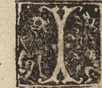 An illustration from Dits die excellente Cronike vā vlaenderē Beghinnende vā Liederick Buc den eersten Forestier tot dē laetstē, die door haer vrome feytē, namaels Grauē vā Vlaendrē ghemaect wordē, achteruolghende die rechte afcomste der voorsz grauē, tot desen onsen doorluchtichstē hoochghborē Keyser Karolo altijt v'meerder des rijcx geborē te Ghendt, etc (1531)