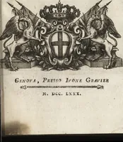 Picture 2 of 4 from Instruzione di quanto può vedersi di più bello in Genova in pittura, scultura, ed architettura ecc. (1780), leaf 6