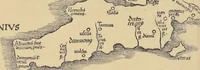 An illustration from Clavdii Ptolemaei Alexandrini Geographicae enarrationis libri octo (1541)