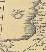An illustration from Clavdii Ptolemaei Alexandrini Geographicae enarrationis libri octo (1541)