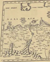 An illustration from Clavdii Ptolemaei Alexandrini Geographicae enarrationis libri octo (1541)