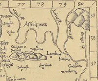An illustration from Clavdii Ptolemaei Alexandrini Geographicae enarrationis libri octo (1541)