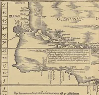 An illustration from Clavdii Ptolemaei Alexandrini Geographicae enarrationis libri octo (1541)