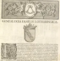 Picture 9 of 58 from Excellentium familiarum in Gallia genealogiae : a prima earundem origine usque ad praesens aevum deductae et notis historicis, quibus memorabilia regni Galliae, regumque et clarorum toga et sago virorum facta moresque ac dignitates recensentur, illustratae, cum iconibus insignium & indicibus necessariis (1687), leaf 164