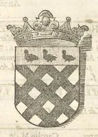 Picture 36 of 58 from Excellentium familiarum in Gallia genealogiae : a prima earundem origine usque ad praesens aevum deductae et notis historicis, quibus memorabilia regni Galliae, regumque et clarorum toga et sago virorum facta moresque ac dignitates recensentur, illustratae, cum iconibus insignium & indicibus necessariis (1687), leaf 420