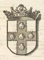 Picture 39 of 58 from Excellentium familiarum in Gallia genealogiae : a prima earundem origine usque ad praesens aevum deductae et notis historicis, quibus memorabilia regni Galliae, regumque et clarorum toga et sago virorum facta moresque ac dignitates recensentur, illustratae, cum iconibus insignium & indicibus necessariis (1687), leaf 456