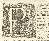 An illustration from Excellentium familiarum in Gallia genealogiae : a prima earundem origine usque ad praesens aevum deductae et notis historicis, quibus memorabilia regni Galliae, regumque et clarorum toga et sago virorum facta moresque ac dignitates recensentur, illustratae, cum iconibus insignium & indicibus necessariis (1687)