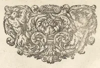 An illustration from Excellentium familiarum in Gallia genealogiae : a prima earundem origine usque ad praesens aevum deductae et notis historicis, quibus memorabilia regni Galliae, regumque et clarorum toga et sago virorum facta moresque ac dignitates recensentur, illustratae, cum iconibus insignium & indicibus necessariis (1687)