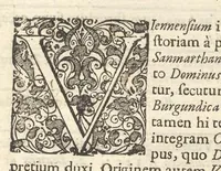 An illustration from Excellentium familiarum in Gallia genealogiae : a prima earundem origine usque ad praesens aevum deductae et notis historicis, quibus memorabilia regni Galliae, regumque et clarorum toga et sago virorum facta moresque ac dignitates recensentur, illustratae, cum iconibus insignium & indicibus necessariis (1687)