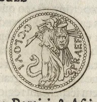 An illustration from Ex libris XXIII commentariorvm in vetera imperatorvm Romanorvm nvmismata Aeneae Vici liber primus (1560)