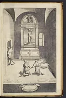 An illustration from Descrizione del sacro monte della Vernia (1612)