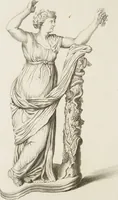 An illustration from Sculpturae veteris admiranda, sive, Delineatio vera perfectissimarum eminentissimarumque statuarum : unà cum artis hujus nobilissimae theoria ... : Carolo Ludovico, comiti Palat. Rheni ... consecrata à Joachimo de Sandrart in Stockau (1680)