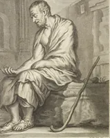 An illustration from Sculpturae veteris admiranda, sive, Delineatio vera perfectissimarum eminentissimarumque statuarum : unà cum artis hujus nobilissimae theoria ... : Carolo Ludovico, comiti Palat. Rheni ... consecrata à Joachimo de Sandrart in Stockau (1680)