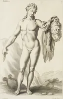 An illustration from Sculpturae veteris admiranda, sive, Delineatio vera perfectissimarum eminentissimarumque statuarum : unà cum artis hujus nobilissimae theoria ... : Carolo Ludovico, comiti Palat. Rheni ... consecrata à Joachimo de Sandrart in Stockau (1680)
