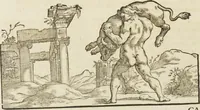 An illustration from Sculpturae veteris admiranda, sive, Delineatio vera perfectissimarum eminentissimarumque statuarum : unà cum artis hujus nobilissimae theoria ... : Carolo Ludovico, comiti Palat. Rheni ... consecrata à Joachimo de Sandrart in Stockau (1680)