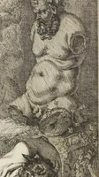 An illustration from Sculpturae veteris admiranda, sive, Delineatio vera perfectissimarum eminentissimarumque statuarum : unà cum artis hujus nobilissimae theoria ... : Carolo Ludovico, comiti Palat. Rheni ... consecrata à Joachimo de Sandrart in Stockau (1680)