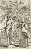 Picture 73 of 79 from Sculpturae veteris admiranda, sive, Delineatio vera perfectissimarum eminentissimarumque statuarum : unà cum artis hujus nobilissimae theoria ... : Carolo Ludovico, comiti Palat. Rheni ... consecrata à Joachimo de Sandrart in Stockau (1680), leaf 277