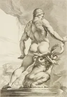 An illustration from Sculpturae veteris admiranda, sive, Delineatio vera perfectissimarum eminentissimarumque statuarum : unà cum artis hujus nobilissimae theoria ... : Carolo Ludovico, comiti Palat. Rheni ... consecrata à Joachimo de Sandrart in Stockau (1680)