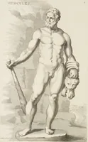 An illustration from Sculpturae veteris admiranda, sive, Delineatio vera perfectissimarum eminentissimarumque statuarum : unà cum artis hujus nobilissimae theoria ... : Carolo Ludovico, comiti Palat. Rheni ... consecrata à Joachimo de Sandrart in Stockau (1680)
