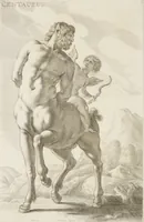 An illustration from Sculpturae veteris admiranda, sive, Delineatio vera perfectissimarum eminentissimarumque statuarum : unà cum artis hujus nobilissimae theoria ... : Carolo Ludovico, comiti Palat. Rheni ... consecrata à Joachimo de Sandrart in Stockau (1680)
