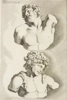 Picture 24 of 79 from Sculpturae veteris admiranda, sive, Delineatio vera perfectissimarum eminentissimarumque statuarum : unà cum artis hujus nobilissimae theoria ... : Carolo Ludovico, comiti Palat. Rheni ... consecrata à Joachimo de Sandrart in Stockau (1680), leaf 93