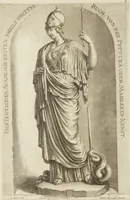 Picture 25 of 79 from Sculpturae veteris admiranda, sive, Delineatio vera perfectissimarum eminentissimarumque statuarum : unà cum artis hujus nobilissimae theoria ... : Carolo Ludovico, comiti Palat. Rheni ... consecrata à Joachimo de Sandrart in Stockau (1680), leaf 97