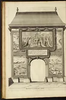 Picture 7 of 34 from L'entrée triomphante de Leurs Maiestez Louis XIV. roy de France et de Nauarre, et Marie Therese d'Austriche son espouse, : dans la ville de Paris capitale de leurs royaumes, au retour de la signature de la paix generalle et de leur heureux mariage. Enrichie de plusieurs figures, des harangues & de diuerses pieces considerables pour l'histoire. (1662), leaf 43